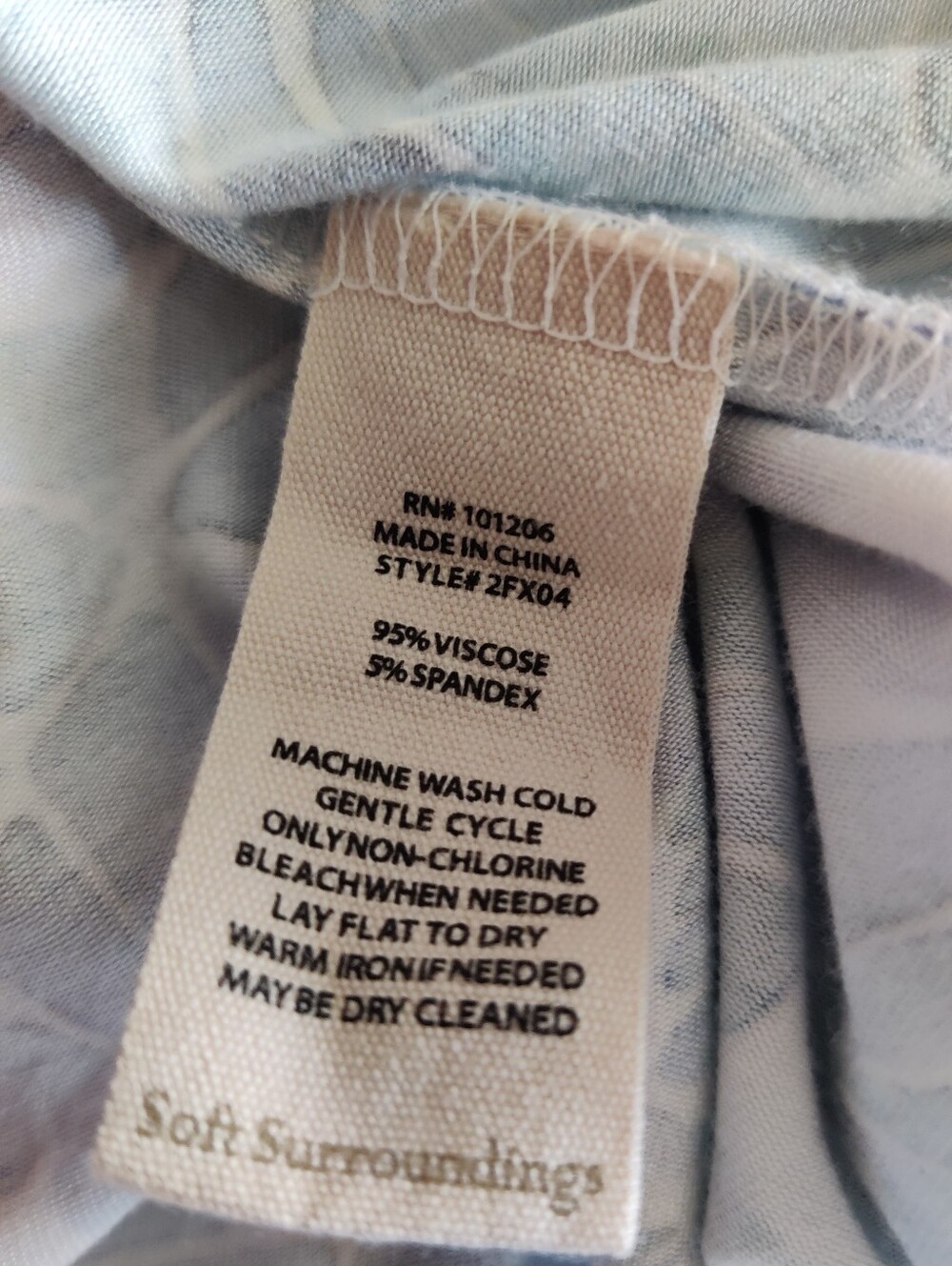 Soft Surroundings Castel Light Blue Viscose Blend Maxi Dress - Picture 2 of 16